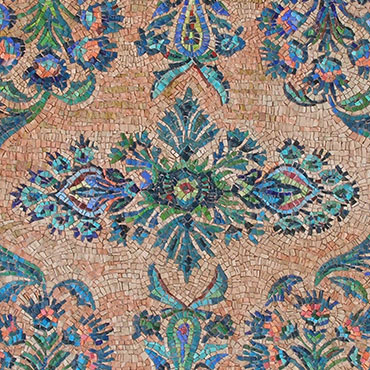 Pannello parietale Ispirato a tappeto Sarugh, cm.120x90