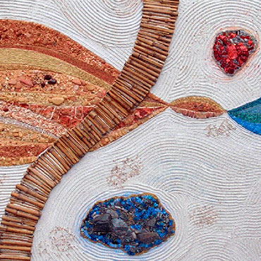 Giardino Zen Ospedale Bellaria, nuovo padiglione G, cm.300x100, in collaborazione con D. Mei